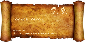 Torkos Veron névjegykártya